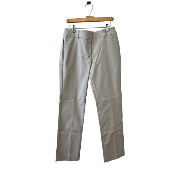 Ann Taylor Straight Leg Chino Work Pants Tan 6 - Picture 1 of 8